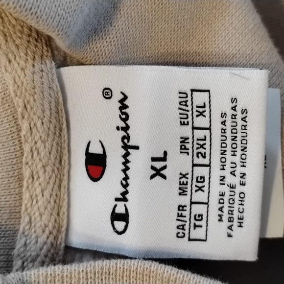 Champion You Woman's Beige Vintage Wash Mock Ne, Size: XL, NWT - Picture 4 of 9